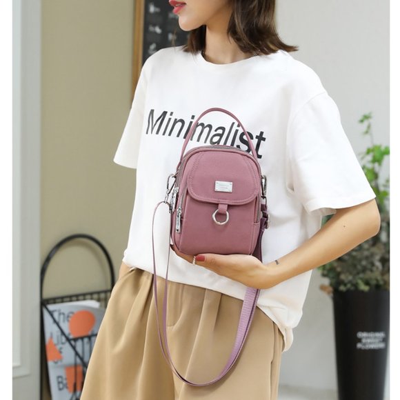 Shoulder bag / DARK BLUE / So practical ! - Picture 7 of 10